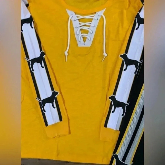 PINK VS YELLOW PUP TSHIRT/ COZY LEGGINGS
NWT OUTFIT  SET S - Picture 3 of 8